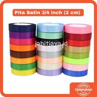 3/ 4inch Satin Ribbon 2Cm Satin Ribbon Roll 20 Yards Satin Fabric Ribbon Decorative Ribbon Satin Rib