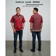 KEMEJA CORAK PUA KUMBU BORNEO ETNIK BATIK SARAWAK