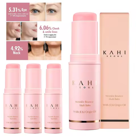 KAHI Wrinkle Bounce Multi Balm Nourishing Hydrating Solid Face Balm Portable Wrinkle Bounce Skin Car