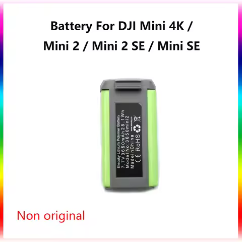 3650 mAh PLUS Battery For DJI Mini 2/DJI Mini 2 SE/DJI Mini SE/DJI Mini 4K Charging Hub Intelligent 