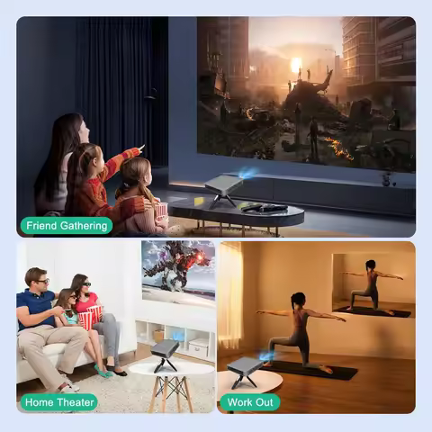 SZBOX UHD Projectors P15 Pro LPDDR4 2GB/4GB 32GB/64GB EMMC Android Wifi BT5.2 Full HD Home Theater M