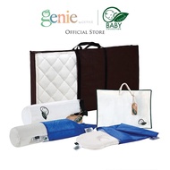 Getha Genie Baby Newborn Starter Kit Genie Baby Latex Mattress + Dimple Pillow + Latex Bolster