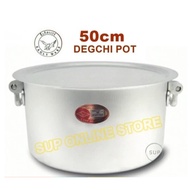 50CM Double Handle Big Degchi Pot | Biryani Aluminium pot | Periuk Kenduri | Periuk Besar Cap Helang