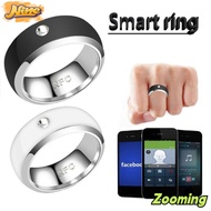 ZOOMING NFC Smart Ring, Multifunctional Magic Wear Finger Digital Ring, Intelligent Waterproof Stain