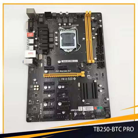 TB250-BTC PRO Motherboard B250 LGA 1151 32GB ATX DDR4 PCI-E 3.0 Professional