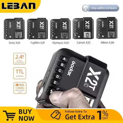 Godox X2T-N X2T-C X2T-S X2T-F X2T-O TTL 1/8000s HSS Wireless Flash Trigger Transmitter for Nikon Can