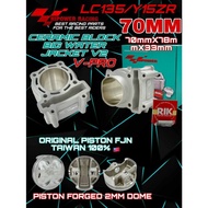 Y15 Y15ZR/ LC135 HI POWER HIPOWER RACING CERAMIC BLOCK KIT AND FORGED PISTON ( VERSION V2 ) [ 68MM /