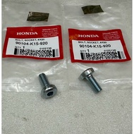 2pcs L6 Bolts 8x20 Footstep Frame Engine Hanger CB/CBR/CBX150 Original AHM 90104K15920 Footrest