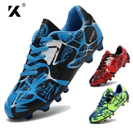 K 33-43 Futsal Shoes TF 2024 Adult/Children's Hundred Nails-Lawn Room Grass Nail Soccer Football Boo