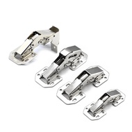 Cabinet Hinge 90 Degree No-Drilling Hole Cupboard Door Hydraulic Hinges Soft Close With Screws Furniture Hardware