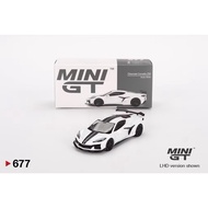 1/64 Mini GT 677 Chevrolet Corvette Z06 2023 Arctic White *Box Version