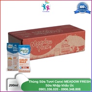 Thùng Sữa Meadow Fresh Canxi 200ml - Sữa Tươi Tiệt Trùng Calci Max - Sữa Nhập Khẩu Úc