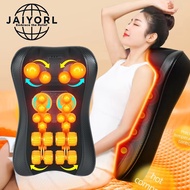 JAIYORL Neck & Back Massager with Heat Full Back Shiatsu Massage Machine 4 in 1 Hand Control Body Sh