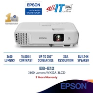 Epson EB-E12 XGA 3LCD 3,600 Lumens Projector