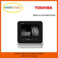 TOSHIBA DWS-22ASG 5L PORTABLE DISHWASHER - 1 YEAR TOSHIBA WARRANTY + FREE DELIVERY