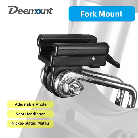 Bicycle Headlight Bracket Stand Front Fork Mount MTB Bike Light Holder for Gaciron/ Rockbros/ Enfitn