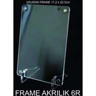 6r PC Acrylic Photo Frame / Transparent Photocard Frame