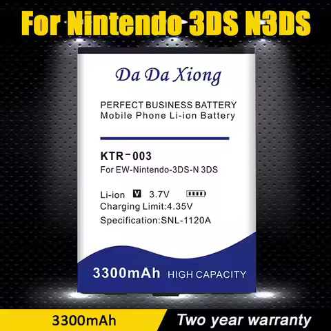 New 3300mAh KTR-003 Battery for Nintendo 3DS N3DS Send Accompanying Tool