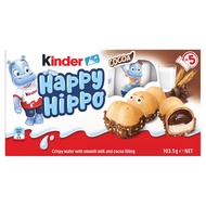 Kinder Happy Hippo Chocolate Kinder Bueno Hippo Shaped Kinder 快乐河马巧克力饼干 T5 103.5g