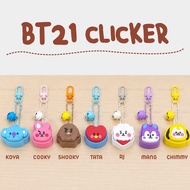 GANTUNGAN BT21 Clicker KeychainKeychain | BTS ARMY Bag Hanger