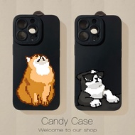 Funny Pixel Cat Meme Phone Case For Honor X9C X9A X9B X9 X8A X8B X8 X7B X7 X6A X6B X6 X6S X5 Magic 7