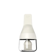 Zuutii 迷你玻璃油壺連油掃 - 白色