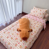 BALMUTLUCU | Capybara Bolster Doll 100cm | Cute Jumbo Bolster Doll with Kapibara Masbro Character