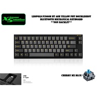Leopold FC660M BT Ash Yellow PBT DoubleShot Bluetooth Mechanical Keyboard **Non Backlit**