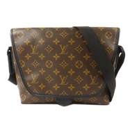 LOUIS VUITTON Monogram Macassar Magnetic Messenger Bag肩背袋棕色