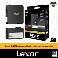 Lexar SL400 Professional Go Portable SSD with Hub 1TB