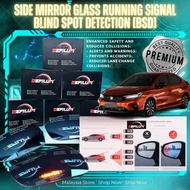 HONDA CITY GN6 2020-2025 HATCHBACK SEDAN SIDE MIRROR GLASS RUNNING SIGNAL BLIND DETECTION BSD BLUE