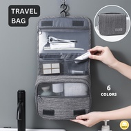 《TRAVEL》Travel Organizer Toiletry Bag  Hanging Bag Cosmetic Beg Makeup Pouch Toiletries Waterproof P