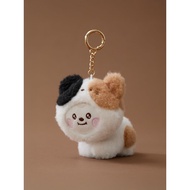BT21 BABY MORE FLUFFY PLUSH KEYRING-Cat CHIMMY