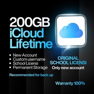 iCloud 200GB Permanent Storage New Custom Account | Apple Devices