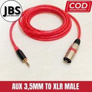 3.5mm mini jack cable to xlr male cable hp to mixer 50cm-5meter