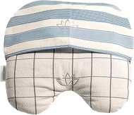 Migraine Relief Eye Pillow Masks, Flaxseed Filled for Hot and Cold Pain Relief Therapy (Adult, White