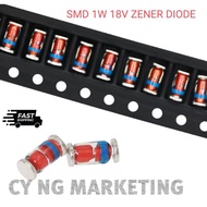 1PC SMD Zener Diode 1W 18V LL-41 ZM4746A