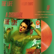 แผ่นเสียง Taylor Swift อัลบั้ม The Life of a Showgirl (1LP Sweat and Vanilla Perfume Portofino Orang