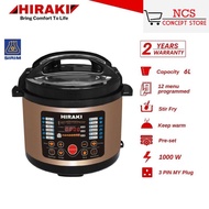 Hiraki Pressure Cooker - Gold (6L) PC60-109G