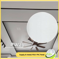 PVC Panel 6 FT Poly Ceiling & Wall Panel with Waterproof 30cm x 8mm PVC Ceiling Panel Board 3D Wall 