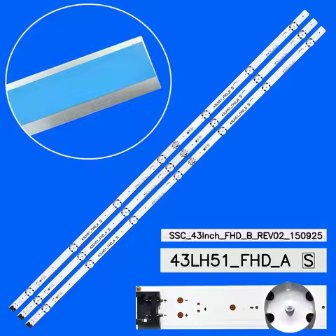 LED backlight strip for 43LF510V 43LF5100 43LH5100 43LH590 43LJ515V 43LH520V 43LH511T 43LH570V 43U52