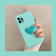 3D heart mint green soft phone case oppo realme C15 XT 6 A92 A91 RENO 4 5 PRO 4Z Z A93 A53 A73 2020 