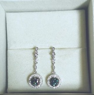 💎半卡莫桑鑽石耳環(GRA證書)💎