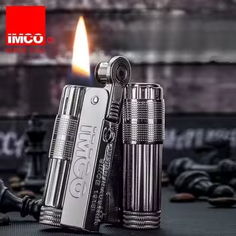 Original IMCO Lighter Old Gasoline Flint Lighter Windproof Stainless Steel Cigarette Petrol Oil Ligh