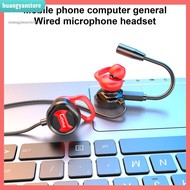 G31 L-Shaped 3.5mm Dynamic Wired In-ear Gaming Earphone with Mic for Phone/PC