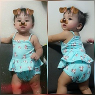 PEEPLUM TERNO FITS 0-12 MONTHS