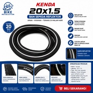 Kenda BMX Tire Reflector 20 x 1.5 – Children's Bicycle Tire BMX/ Ring 20