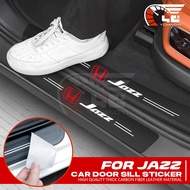 Car Door Sill Protector Strip Side Step Plate Rear Bumper Thick Anti Scratch Sticker For Honda Jazz 