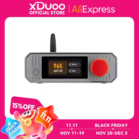 XDUOO MX-02 HD Bluetooth Audio Transmitter Bluetooth 5.4 USB/OPTICAL/COAXIAL LE Audio 24bit/192kHz