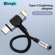 Elough 2 in 1 Headphones Adapter Lightning to 3.5mm Jack AUX Cable for iPhone 14 Type C to 3.5MM Audio Cable Converter For Xiaomi Samsung